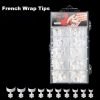 100pcs French Wrap Edge Nail Tips