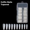 100pcs Tapered Coffin Nails With Box