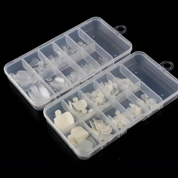 2 colors of full cover toe tips