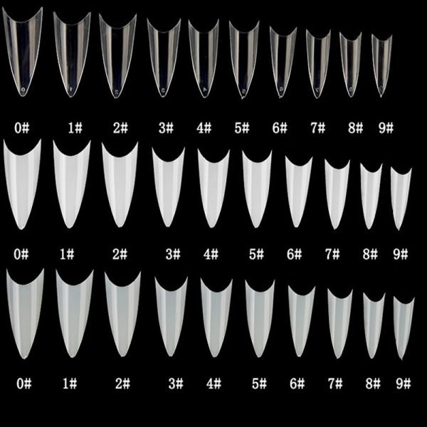 3 color of stiletto nail tip