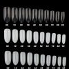 3 colors of Artificial Oval Shape Full Cover Nail Tips
