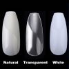 3 colors of Ballerina Shape Full Cover Nail Tips