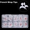 500PCS French Wrap Edge Nail Tips With Box