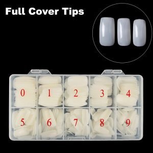 500pcs full cover false nail tips