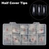 500pcs half cover false nail tips in box