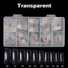 500pcs half cover false nail tips in transparent