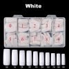 500pcs half cover false nail tips in white