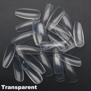 ballerina full cover tips in transparent color