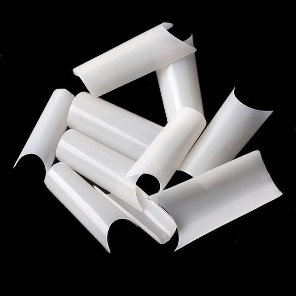 details of C Curve Well-less French Nail tips With Box