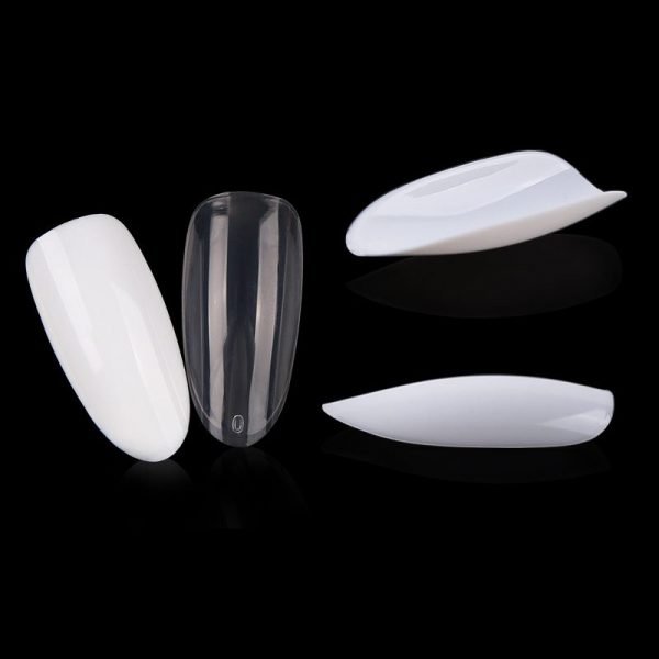 details of Oval Shape Full Cover Nail Tips in Box
