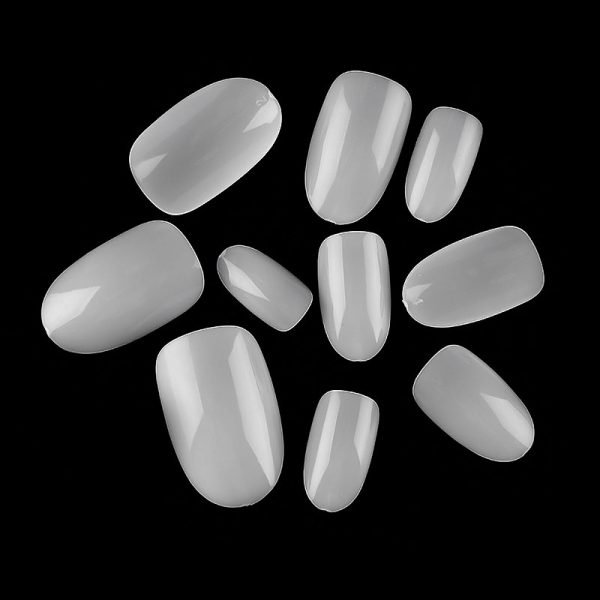 details of Round Shape Full Cover Nail Tips_3