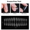 details of ultra-thin seamless frosted nail tips with box-2