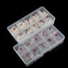 package of 500pcs Coffin Shape Flat Head French Nail Tips With Box
