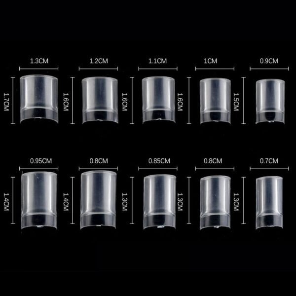 size of Aquarium Nail Tips