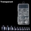 transparent color of full cover toe tips