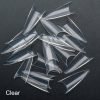 transparent color short stiletto nail tip