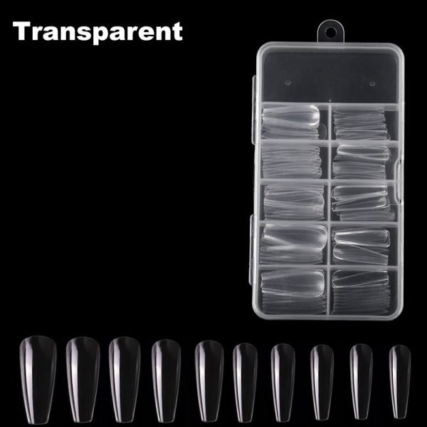 transparent of Tapered Coffin Nails With Box