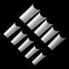 10 size of C Curve French nail tips