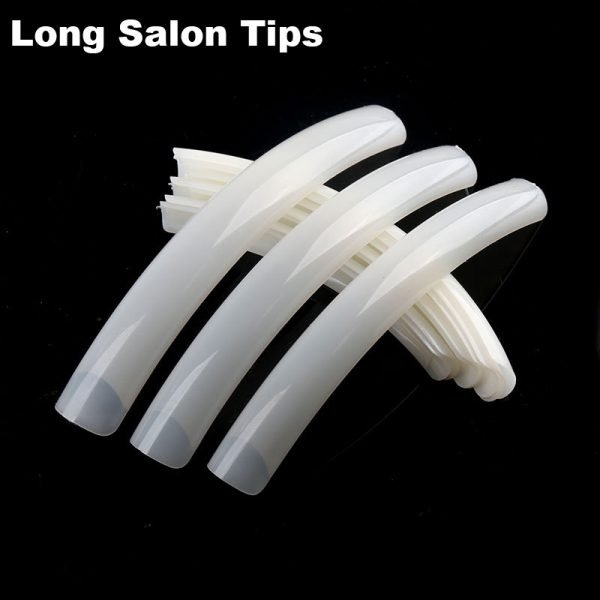 10pcs per bag long salon nail tips