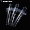 10pcs per bag long salon nail tips in transparent color