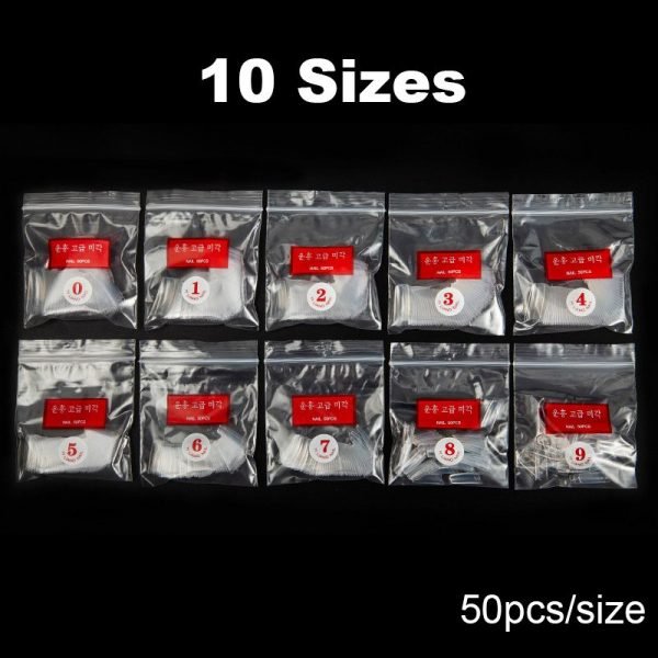 10sizes of 500pcs French Nail Tips
