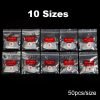 10sizes of Artificial Half Cover Nail Tips In Bag