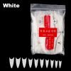 500pcs Artificial Stiletto French Nail Tips in white
