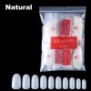 500pcs Round Shape Full Cover Nail Tips In natural