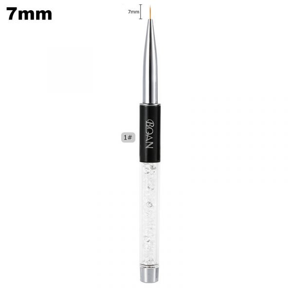 7mm hair length of Nail Art Liner Brush With Diamond Acrylic Handle