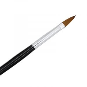 Acrylic Nail Brush With Black Wooden Handle