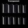 C Curve French nail tips in transparent color