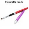 Detachable handle of Colored Metal Handle UV Gel Nail Brush