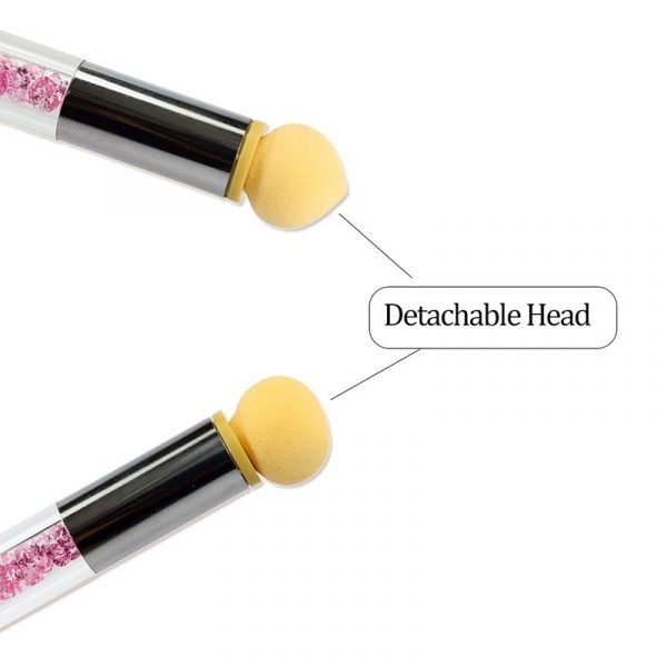 Detail of 5pcs Reusable Gradient Nail Art Decor Brush Replaceable Sponge Heads-5