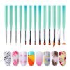 Detail of Multi-functional 13 Types Gradient Color Wooden Handle Nail Art Brush
