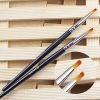 Detail of Two Types Wood Handle Gradient Color Change Nail Art Painting Brush-2