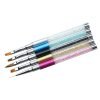 Detaill of Multi-functional 5 Types Crystal Metal Handle Nail Art Brush