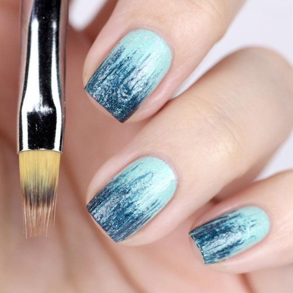 Effect of Nail Art Gradient Color Painting Brush
