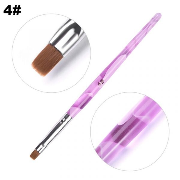 NO.4 of Gel Nail Brush With Spray Design Handle