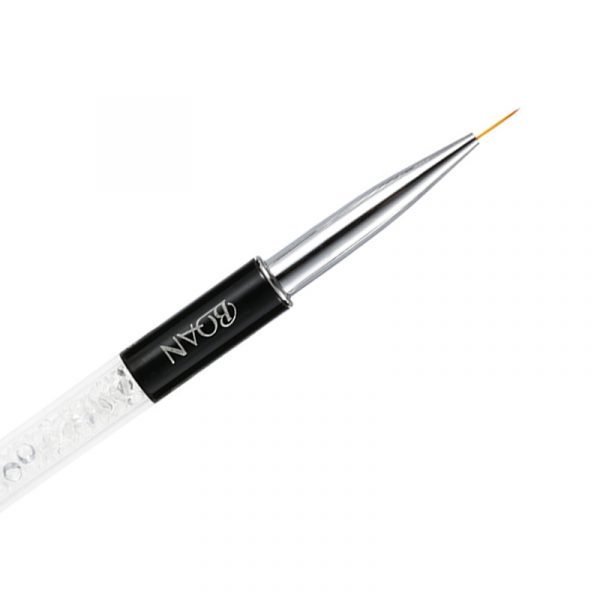 Nail Art Liner Brush With Diamond Acrylic Handle