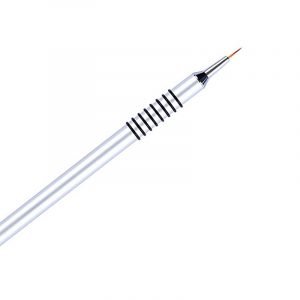 Nail Detail Liner Brush With Alloy Handle and Circles