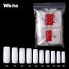 White Artificial Half Cover Nail Tips In bag