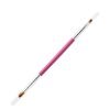 detail of Double Head Pink Wooden Handle Gradient Painting Pen Drawing Brush-2