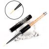 detail of Nail Art Liner Brush With Gold Diamond Acrylic Handle & Diamond Inlaid Cap-2