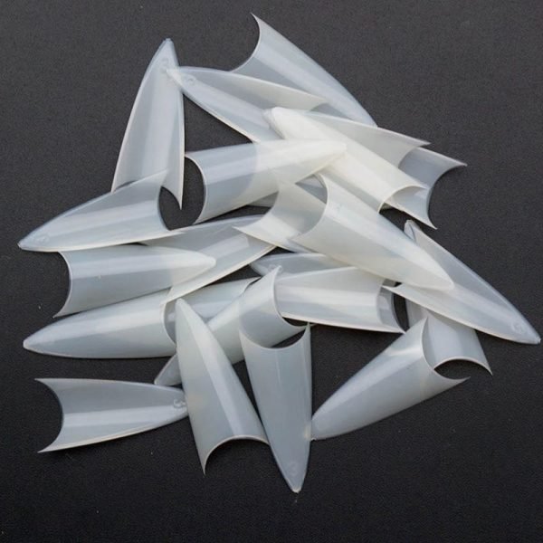 details of 500pcs Stiletto French Nail Tips In Bag