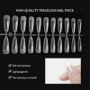 details of 504PCS 5styles Ultra Thin Crease-Free Semi-Frosted Nail Tips With Box-1