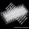 details of 504PCS 5styles Ultra Thin Crease-Free Semi-Frosted Nail Tips With Box-3