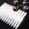 details of 504PCS 5styles Ultra Thin Crease-Free Semi-Frosted Nail Tips With Box-4