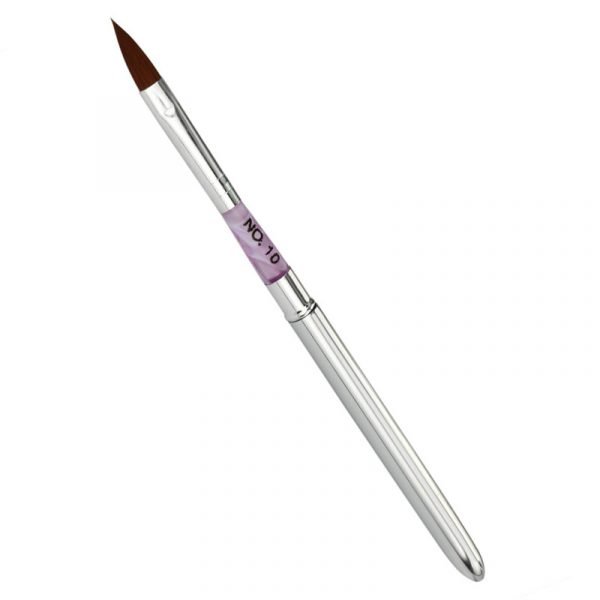 details of Acrylic Nail Brush with detachable handle