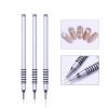 details of Nail Detail Liner Brush With Alloy Handle and Circles-2