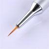 details of Nail Detail Liner Brush With Alloy Handle and Circles-3